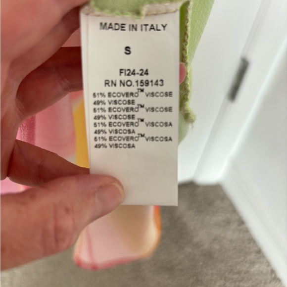 CIKA DRESS BY FRNCH-From Evergreen Clothing. ***Retail $105*** Diagonal rainbow - Picture 6 of 9